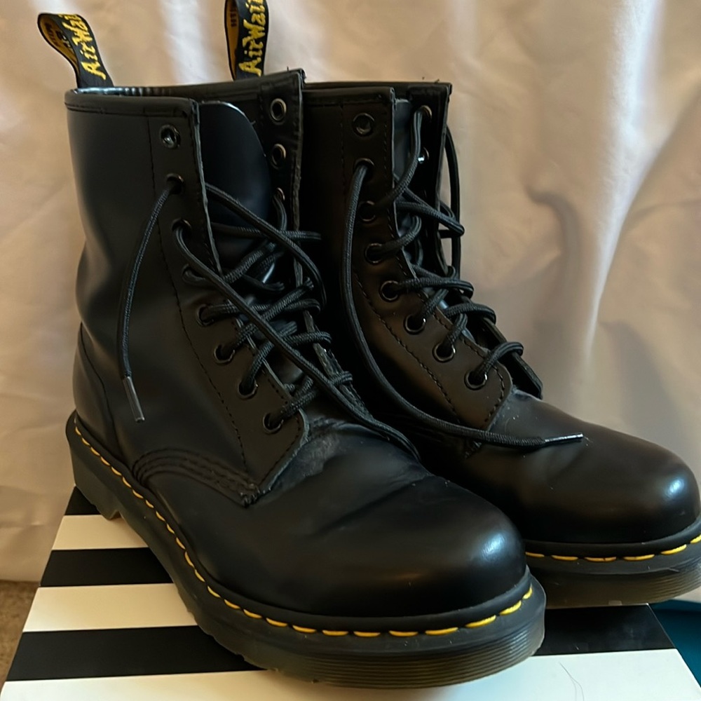 Barely Used Black Leather Doc Martens